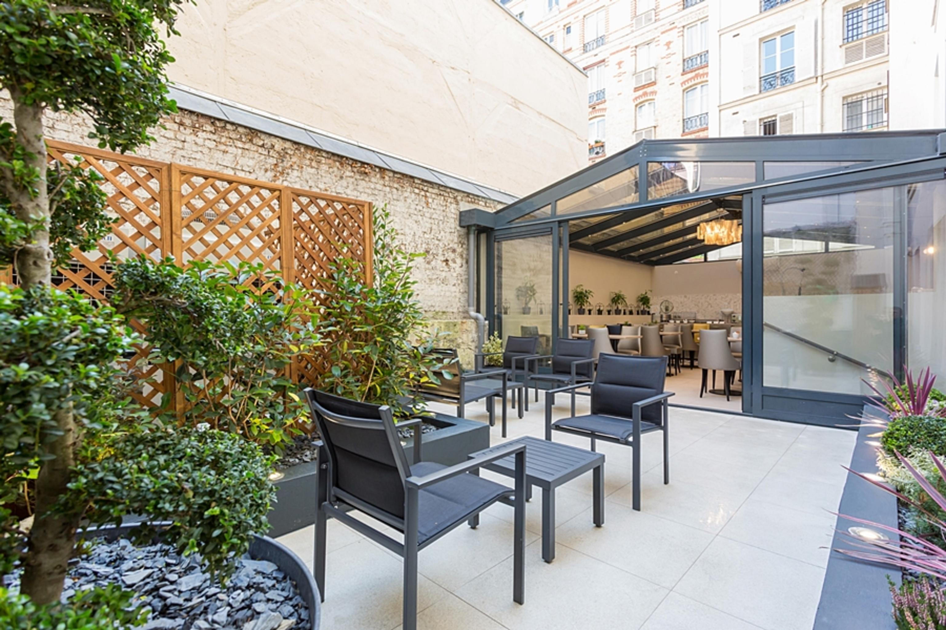 Jardin De Villiers Hotel Paris Exterior foto